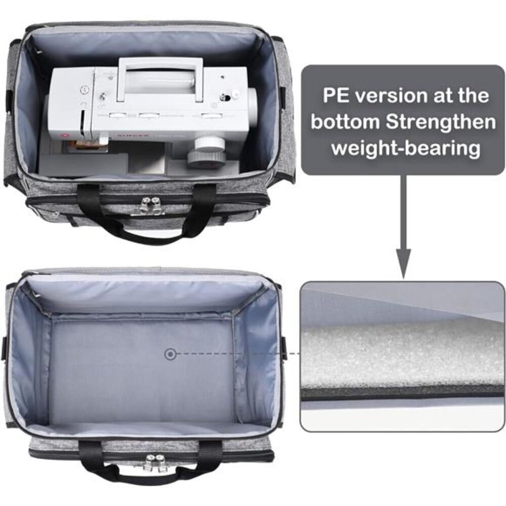 Portable Sewing Machine Tote with Removable Padding - Picture 4 of 7